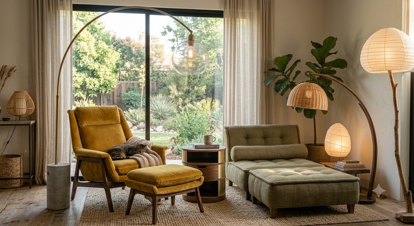 Lounge Chairs With Ottomans