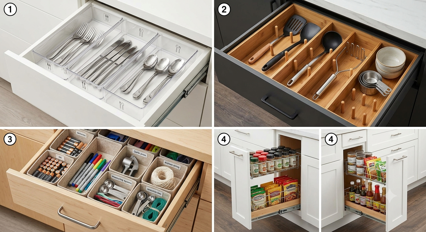 Kitchen Drawer Organizers