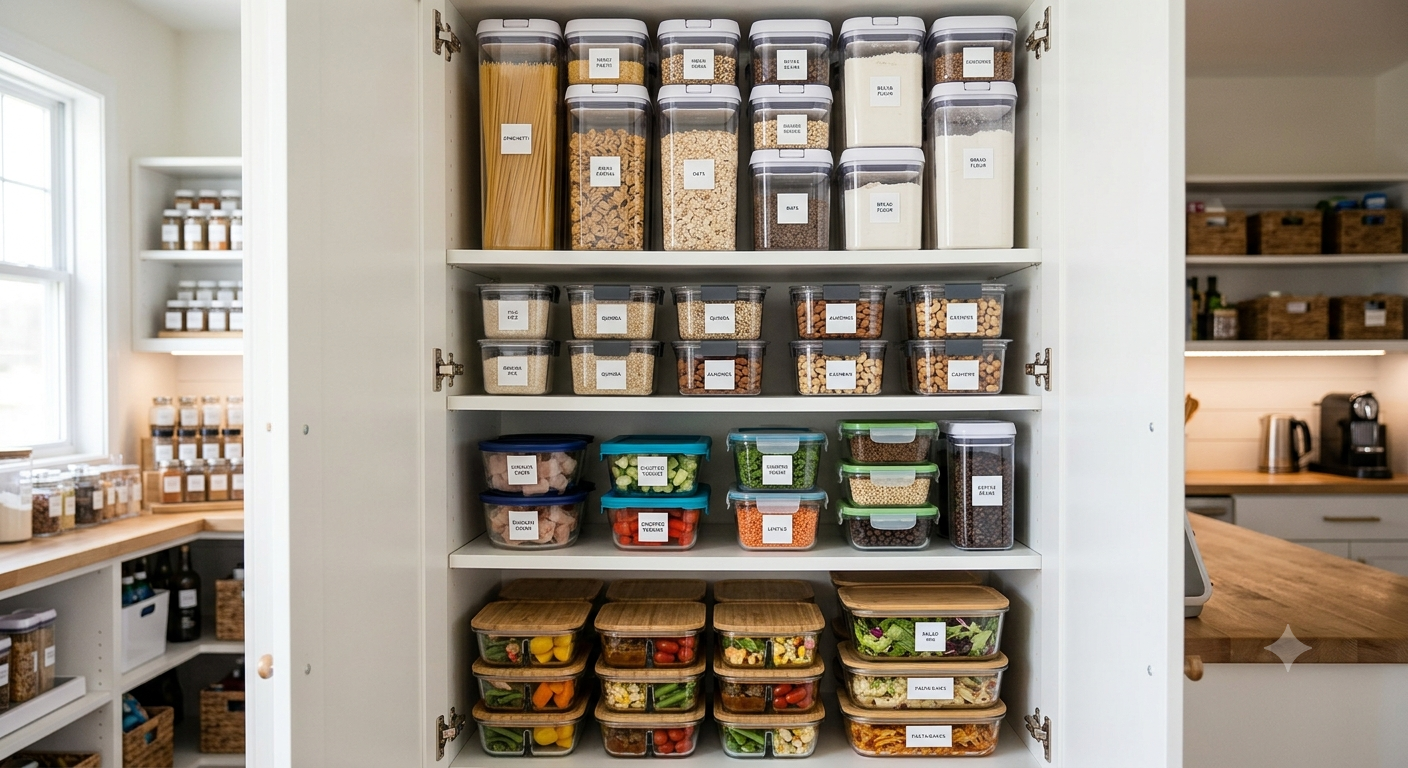 Stackable Kitchen Storage Containers