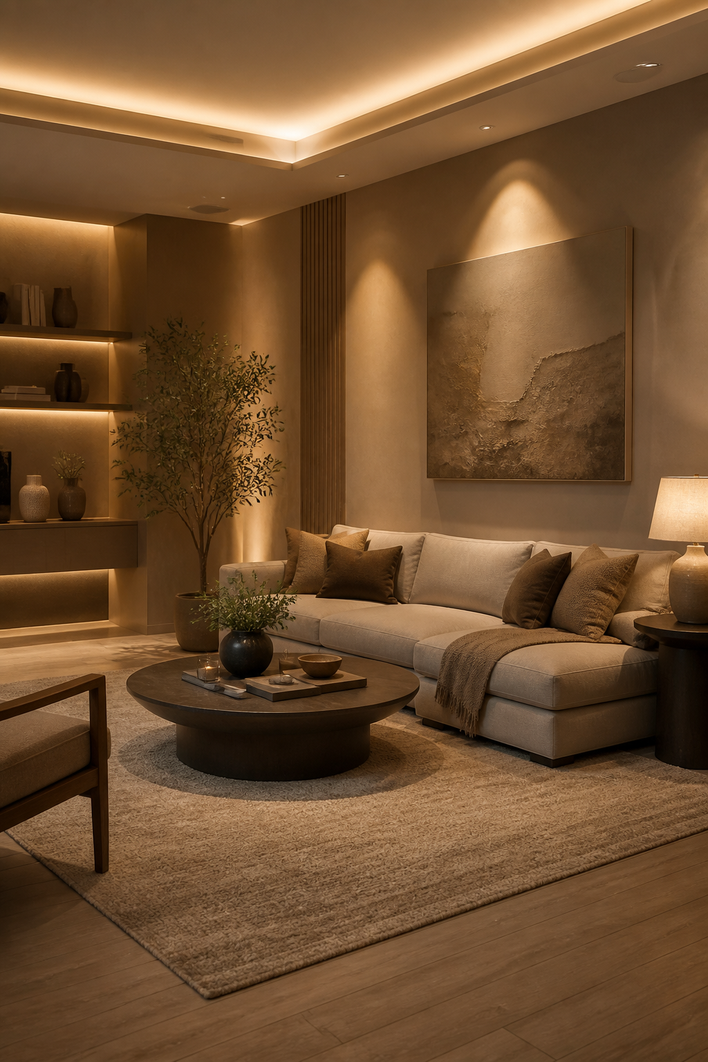 Replace Harsh Lighting With Warm Layered Lighting