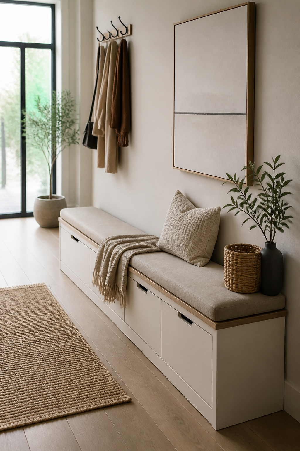 Look at Narrow Storage Benches